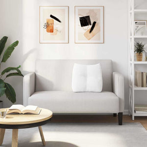 Μαξιλάρι Πλάτης Λευκό 45 x 24 x 50 εκ ύφασμα - Pakobazaar