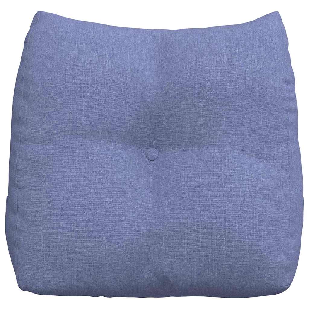 Μαξιλάρι Πλάτης Μπλε τζην 45 x 24 x 50 εκ ύφασμα