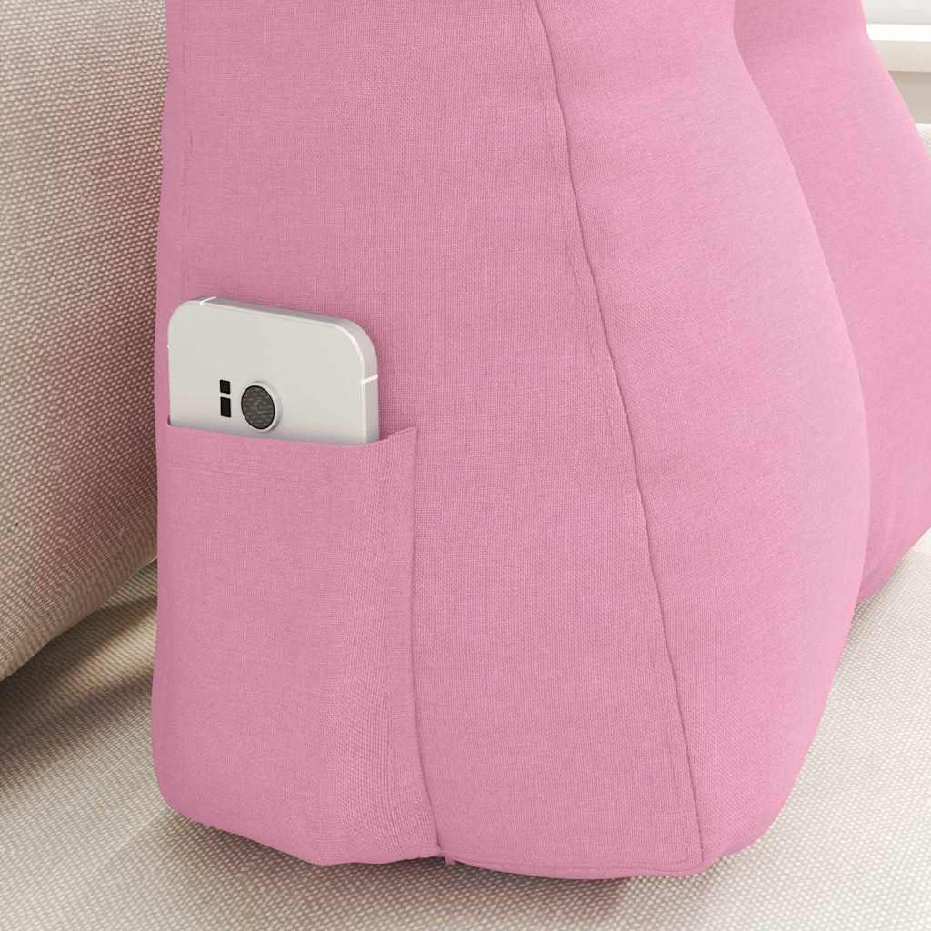 Μαξιλάρι Πλάτης Ροζ 45 x 24 x 50 εκ ύφασμα