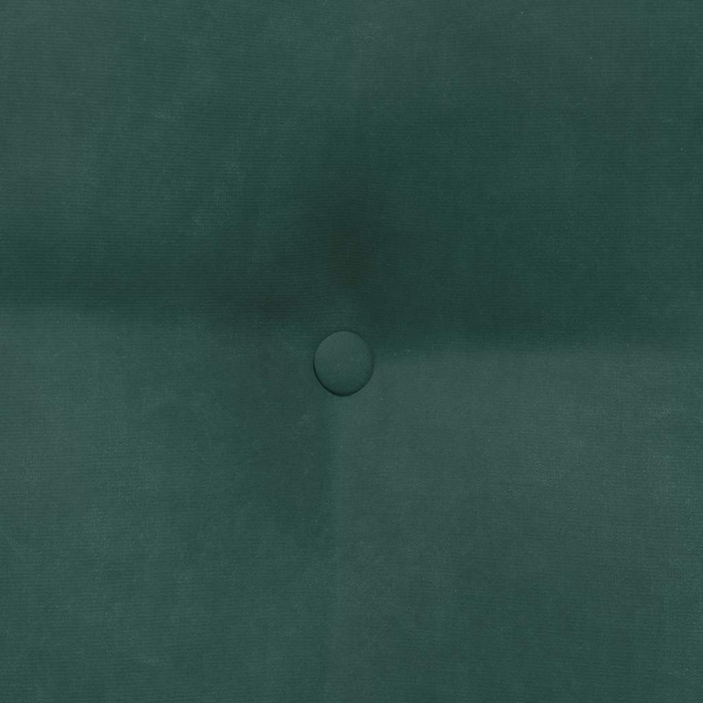 Μαξιλάρι Πλάτης Σκούρο Πράσινο 45 x 24 x 50 εκ Βελούδο