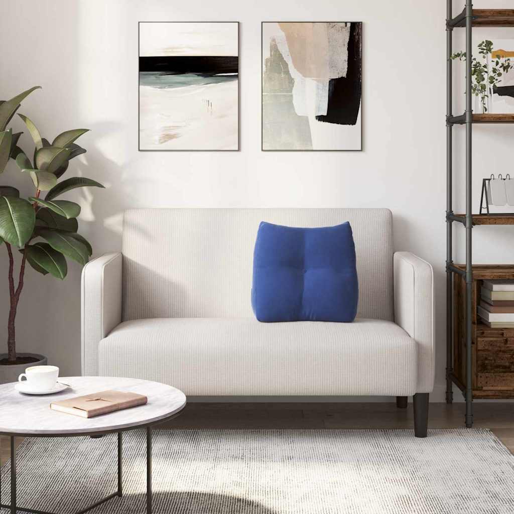 Μαξιλάρι Πλάτης Μπλε Αστυνομίας 45 x 24 x 50 εκ Βελούδο