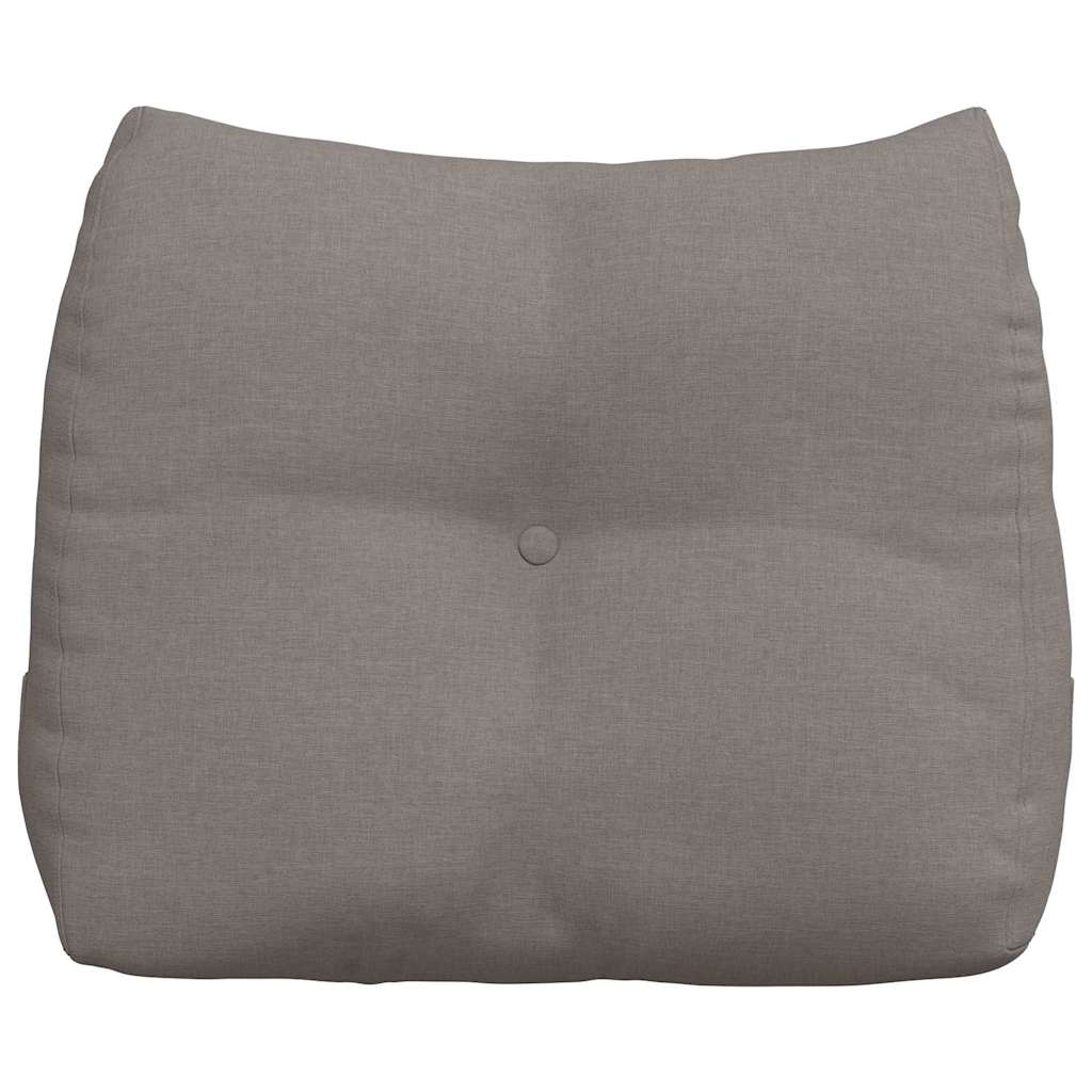 Μαξιλάρι Πλάτης Taupe 60 x 24 x 50 εκ ύφασμα