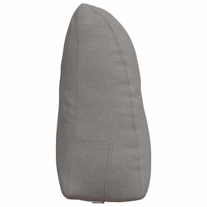 Μαξιλάρι Πλάτης Taupe 60 x 24 x 50 εκ ύφασμα