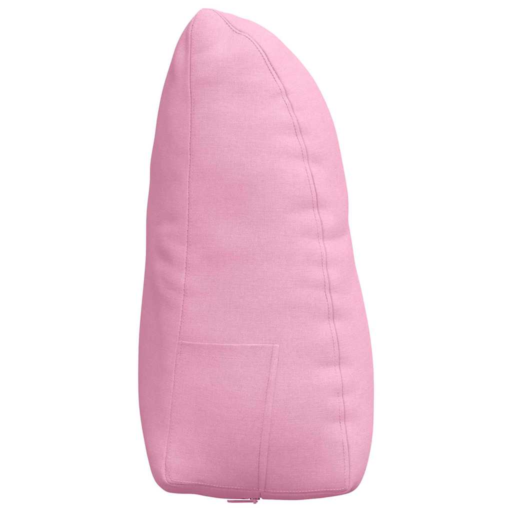 Μαξιλάρι Πλάτης Ροζ 60 x 24 x 50 εκ ύφασμα