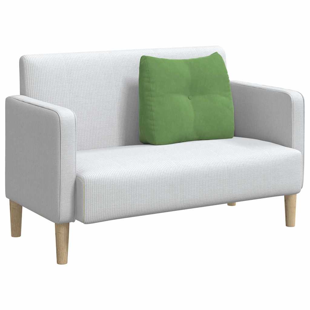 Μαξιλάρι Πλάτης Ανοιχτό Πράσινο 60 x 24 x 50 εκ Βελούδο