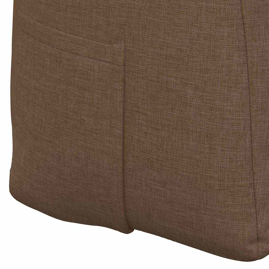 Μαξιλάρι Πλάτης Καφέ 100 x 24 x 50 εκ ύφασμα - Pakobazaar