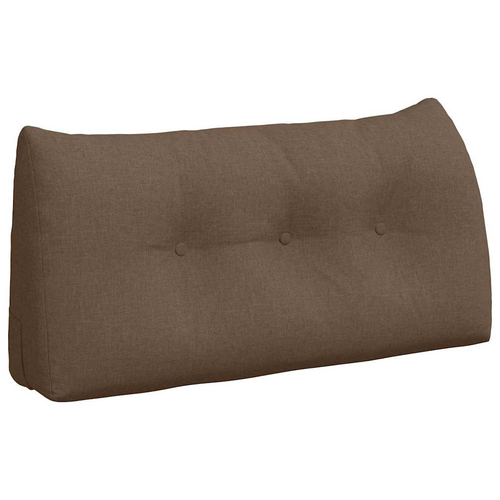 Μαξιλάρι Πλάτης Καφέ 100 x 24 x 50 εκ ύφασμα - Pakobazaar