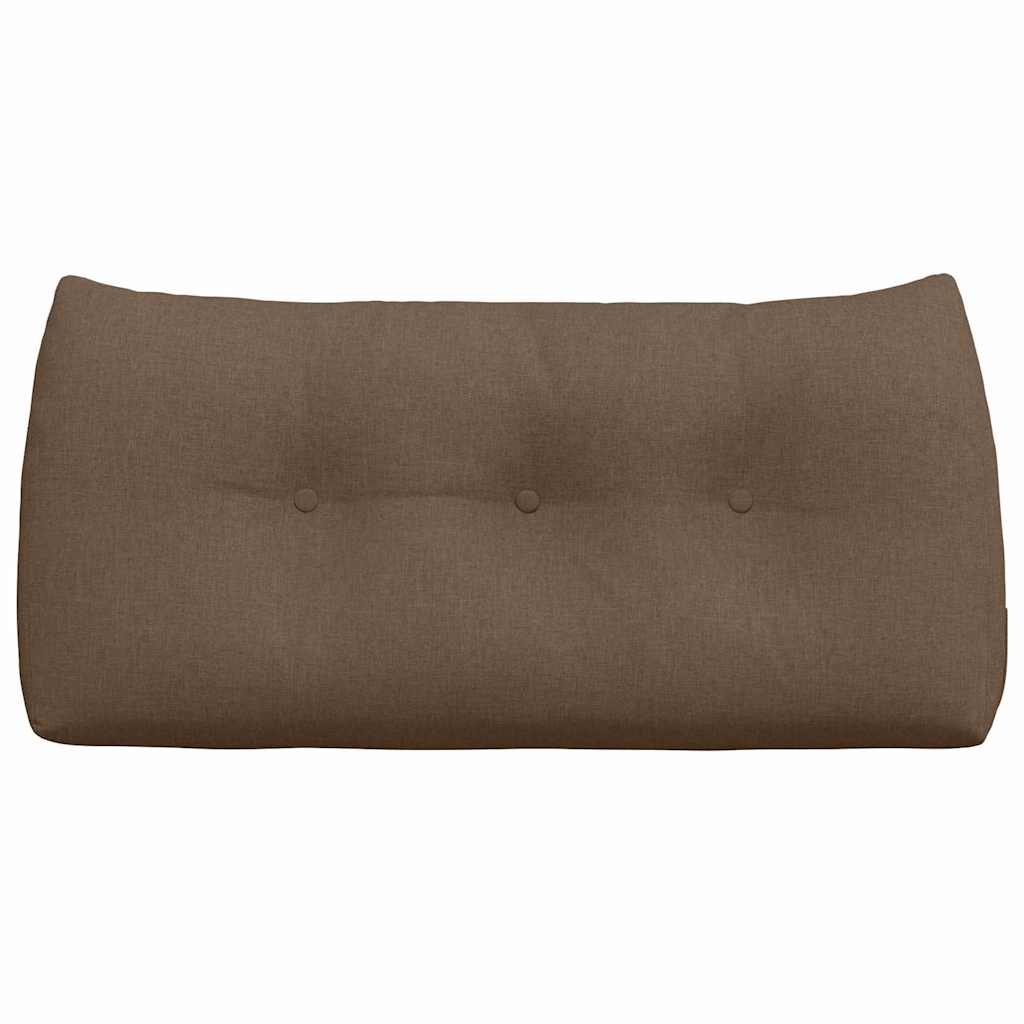 Μαξιλάρι Πλάτης Καφέ 100 x 24 x 50 εκ ύφασμα - Pakobazaar