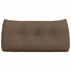 Μαξιλάρι Πλάτης Καφέ 100 x 24 x 50 εκ ύφασμα - Pakobazaar