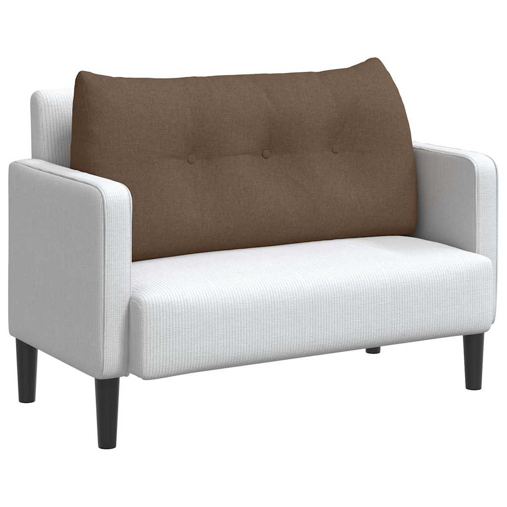 Μαξιλάρι Πλάτης Καφέ 100 x 24 x 50 εκ ύφασμα - Pakobazaar