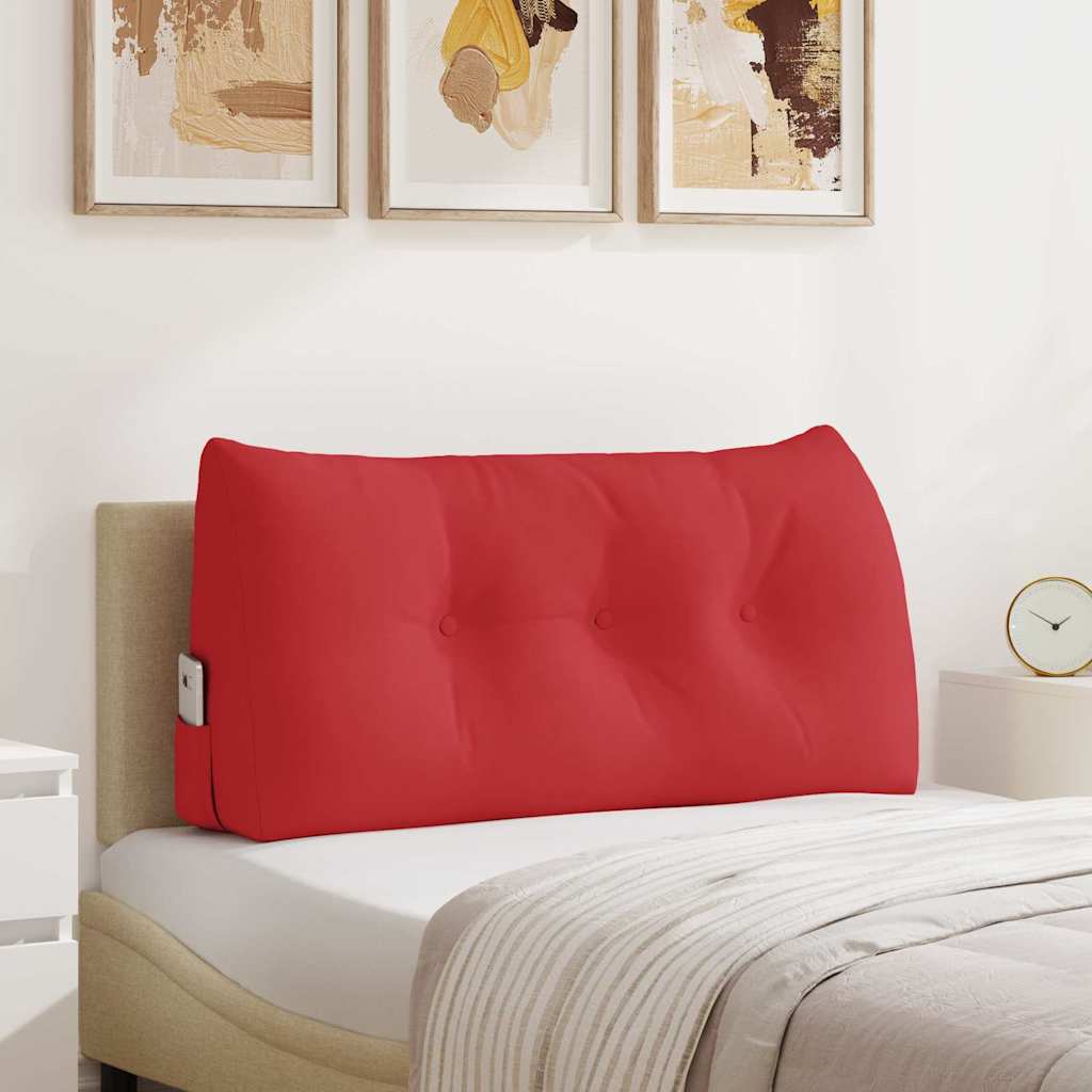 Μαξιλάρι Πλάτης Κόκκινο 100 x 24 x 50 εκ ύφασμα
