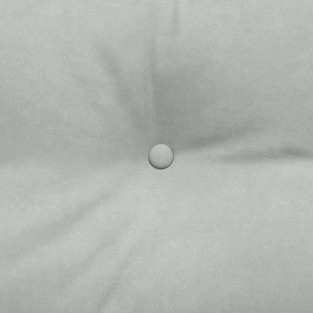 Μαξιλάρι Πλάτης Ανοιχτό γκρι 100 x 24 x 50 εκ Βελούδο