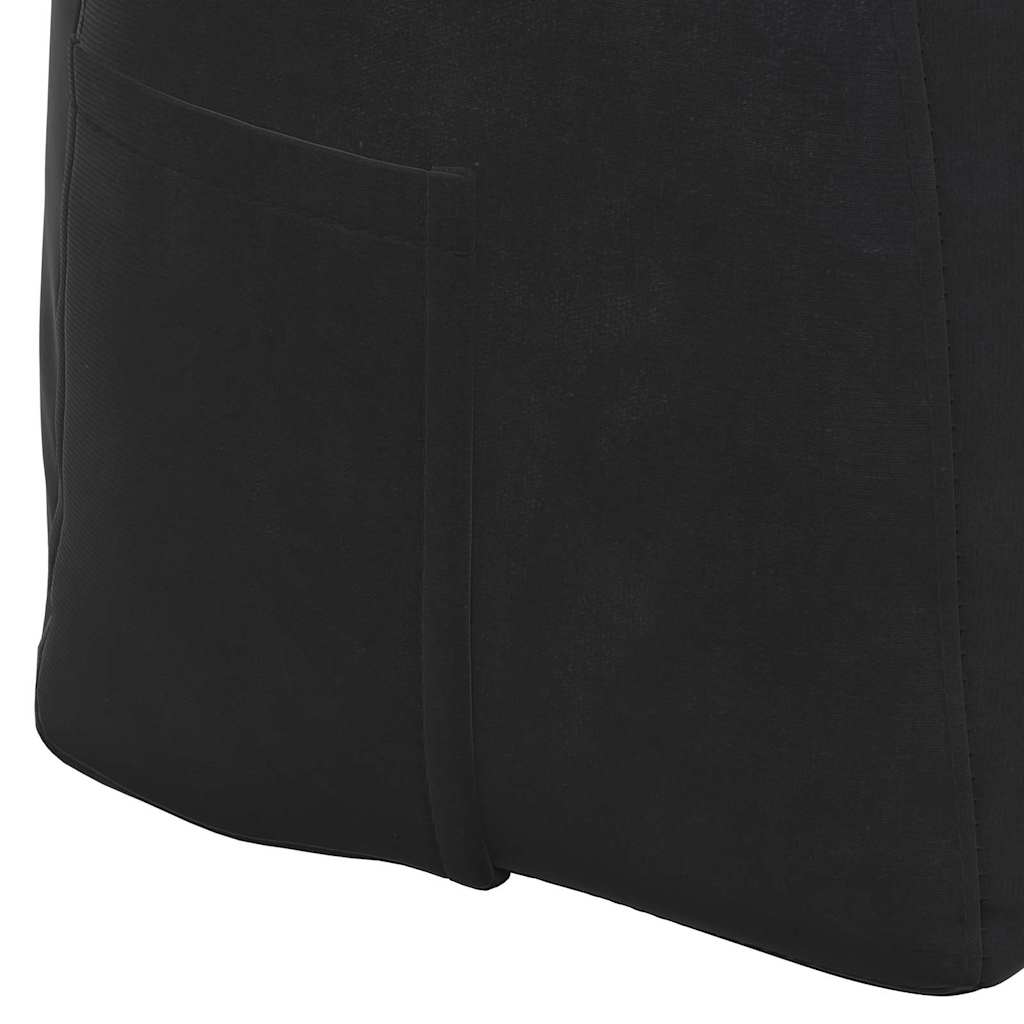 Μαξιλάρι Πλάτης Μαύρο 100 x 24 x 50 εκ Βελούδο