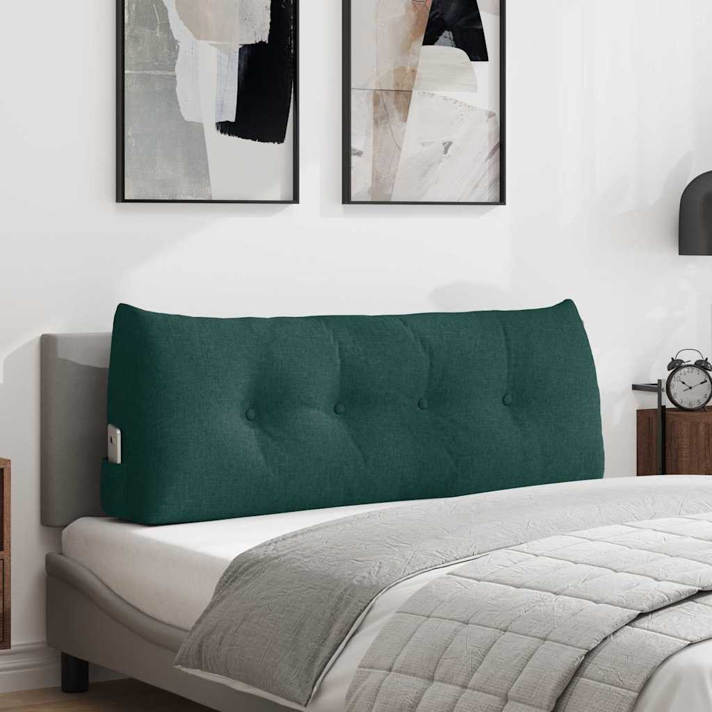 Μαξιλάρι Πλάτης Σκούρο Πράσινο 120 x 24 x 50 εκ ύφασμα