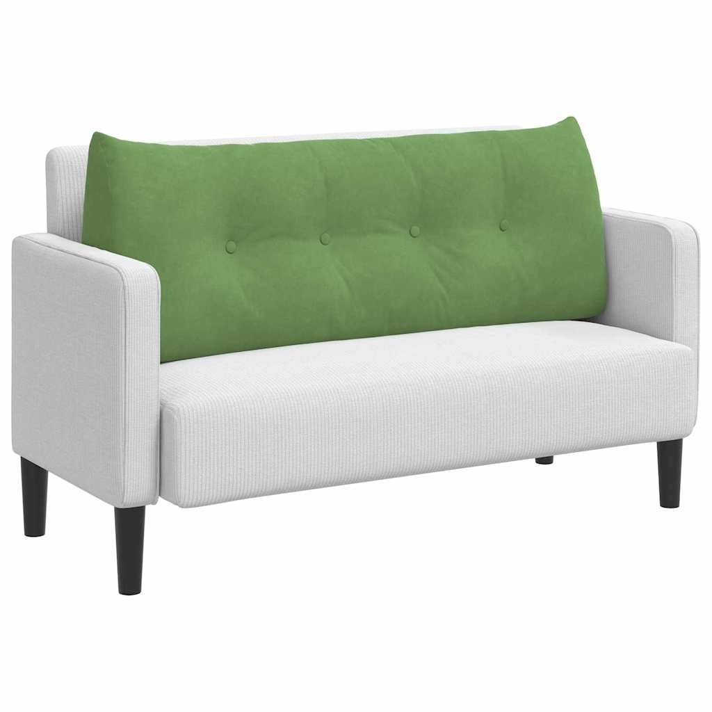 Μαξιλάρι Πλάτης Ανοιχτό Πράσινο 120 x 24 x 50 εκ Βελούδο