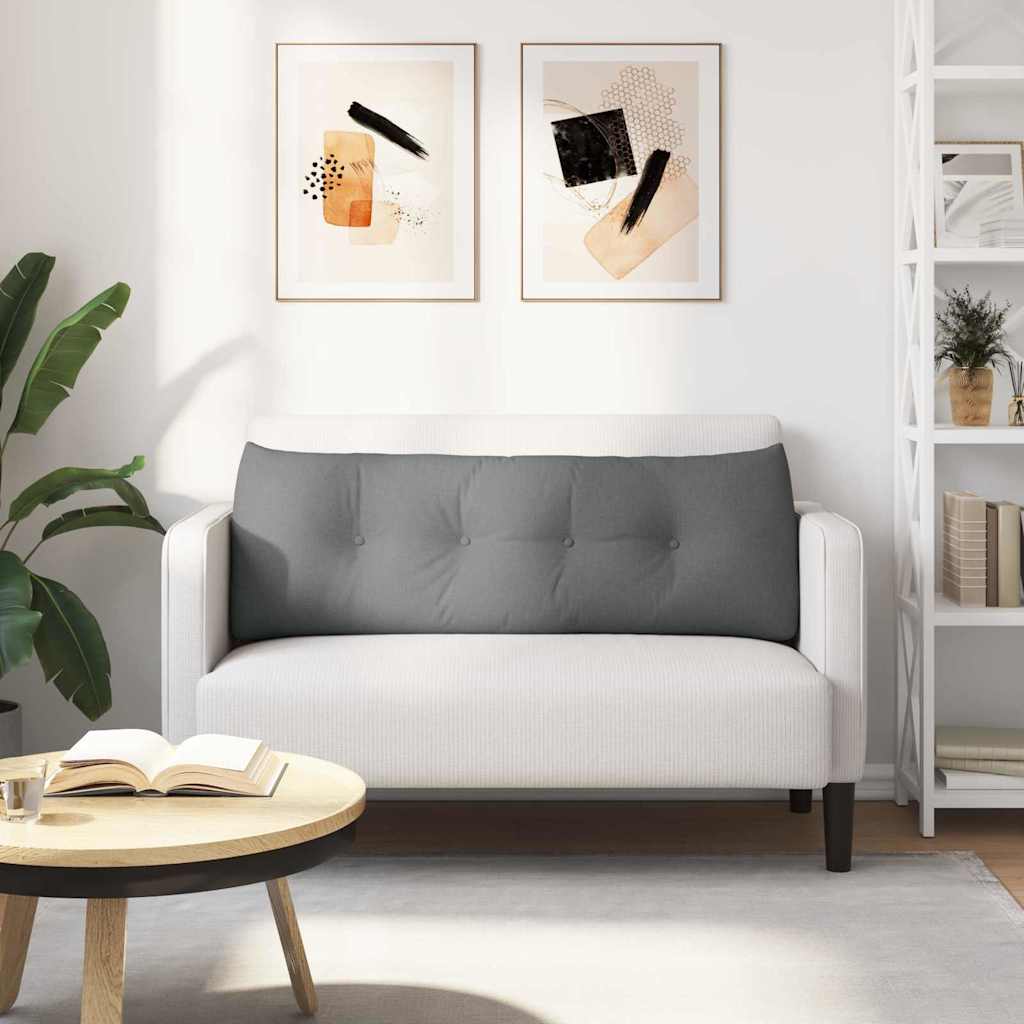 Μαξιλάρι Πλάτης Σκούρο Γκρι 140 x 24 x 50 εκ ύφασμα