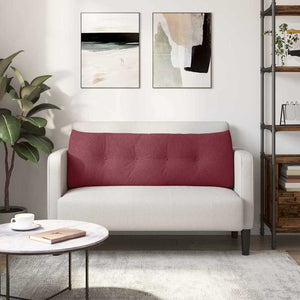 Μαξιλάρι Πλάτης Κόκκινο 140 x 24 x 50 εκ ύφασμα