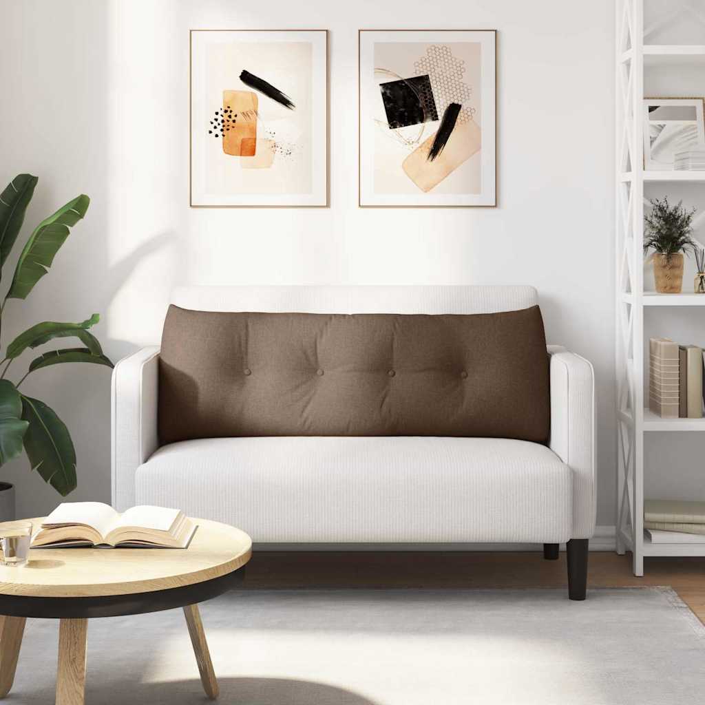 Μαξιλάρι Πλάτης Καφέ 140 x 24 x 50 εκ ύφασμα