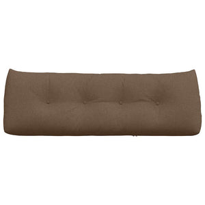Μαξιλάρι Πλάτης Καφέ 140 x 24 x 50 εκ ύφασμα - Pakobazaar