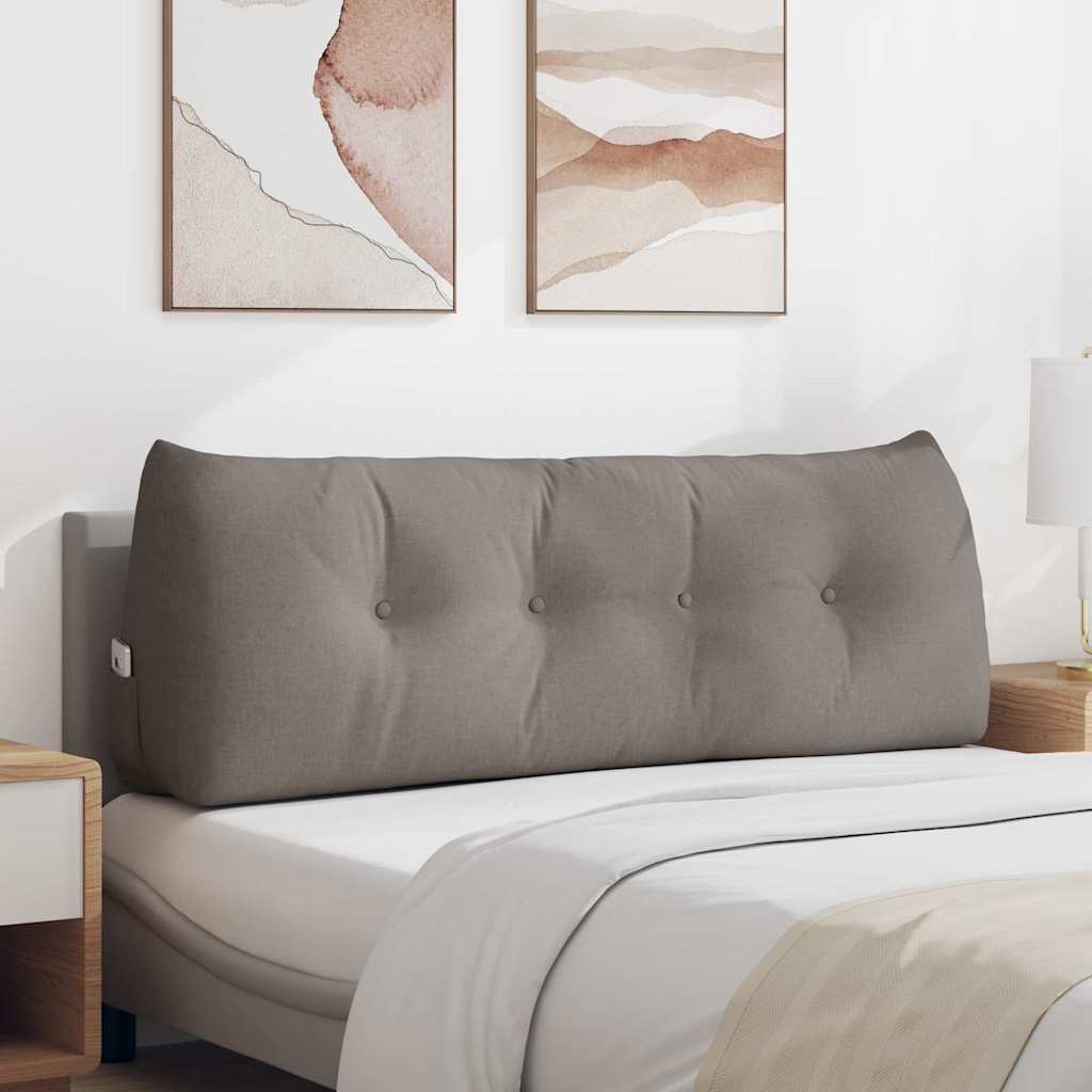 Μαξιλάρι Πλάτης Taupe 140 x 24 x 50 εκ ύφασμα