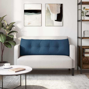 Μαξιλάρι Πλάτης Μπλε 140 x 24 x 50 εκ ύφασμα - Pakobazaar