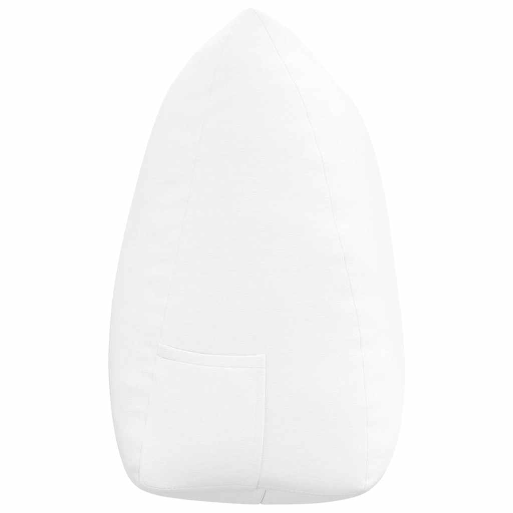 Μαξιλάρι Πλάτης Λευκό 140 x 24 x 50 εκ ύφασμα - Pakobazaar