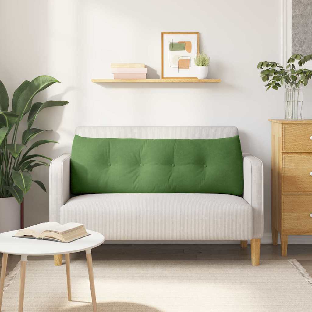 Μαξιλάρι Πλάτης Ανοιχτό Πράσινο 140 x 24 x 50 εκ Βελούδο