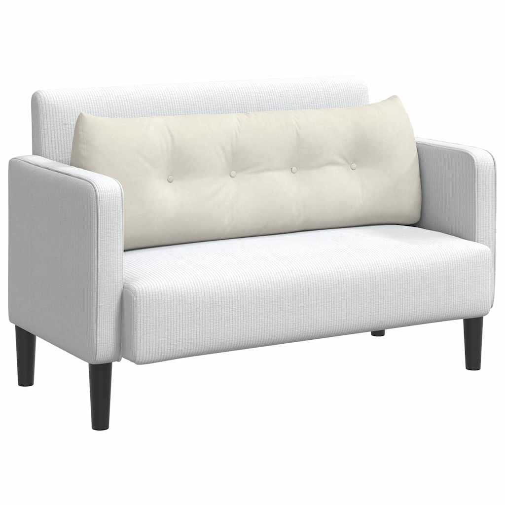 Μαξιλάρι Πλάτης Κρεμ 140 x 24 x 50 εκ Βελούδο - Pakobazaar