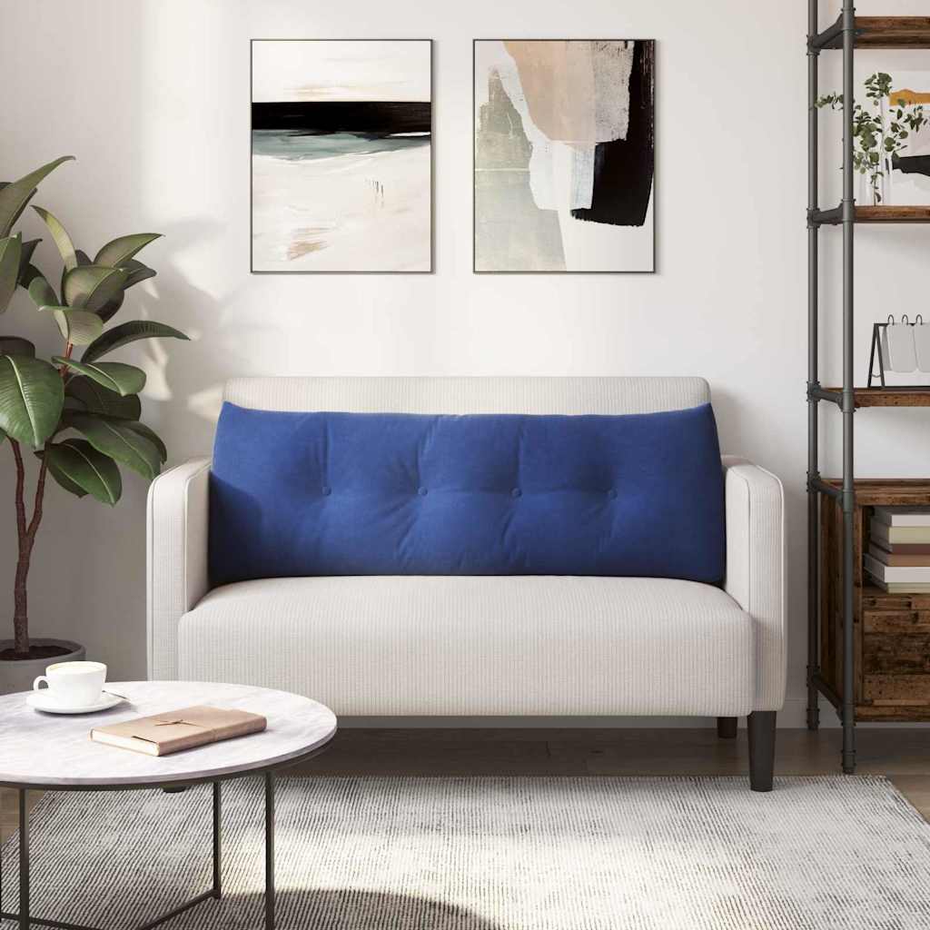 Μαξιλάρι Πλάτης Μπλε Αστυνομίας 140 x 24 x 50 εκ Βελούδο
