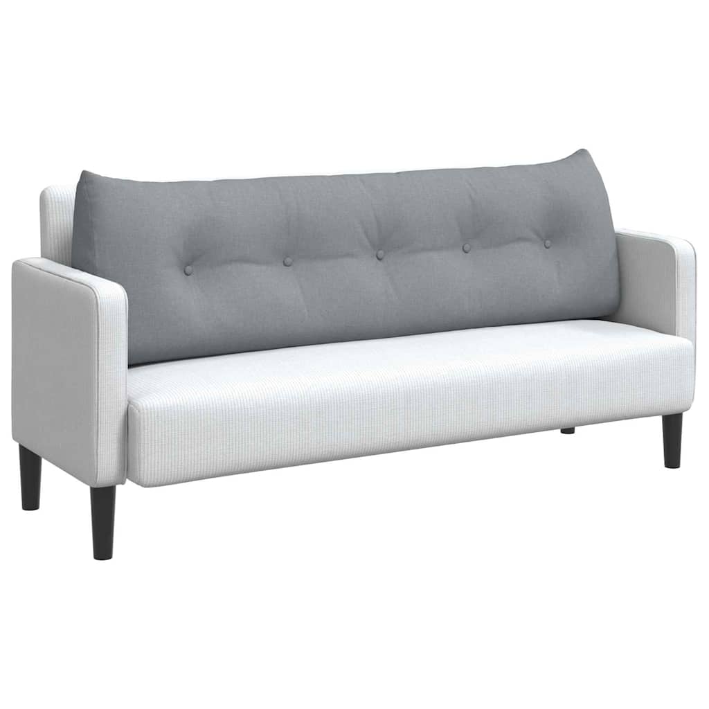 Μαξιλάρι Πλάτης Ανοιχτό γκρι 160 x 24 x 50 εκ ύφασμα - Pakobazaar