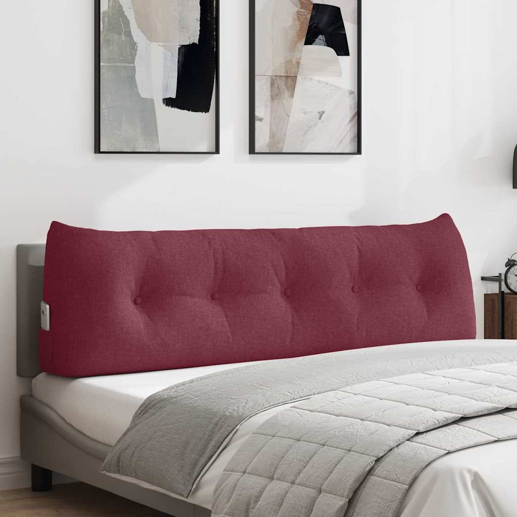 Μαξιλάρι Πλάτης Κόκκινο 160 x 24 x 50 εκ ύφασμα