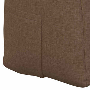 Μαξιλάρι Πλάτης Καφέ 160 x 24 x 50 εκ ύφασμα - Pakobazaar