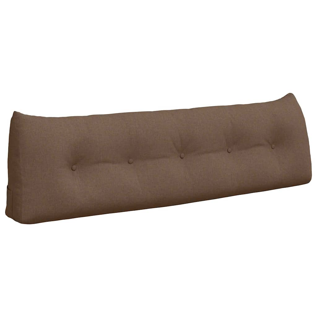 Μαξιλάρι Πλάτης Καφέ 160 x 24 x 50 εκ ύφασμα - Pakobazaar