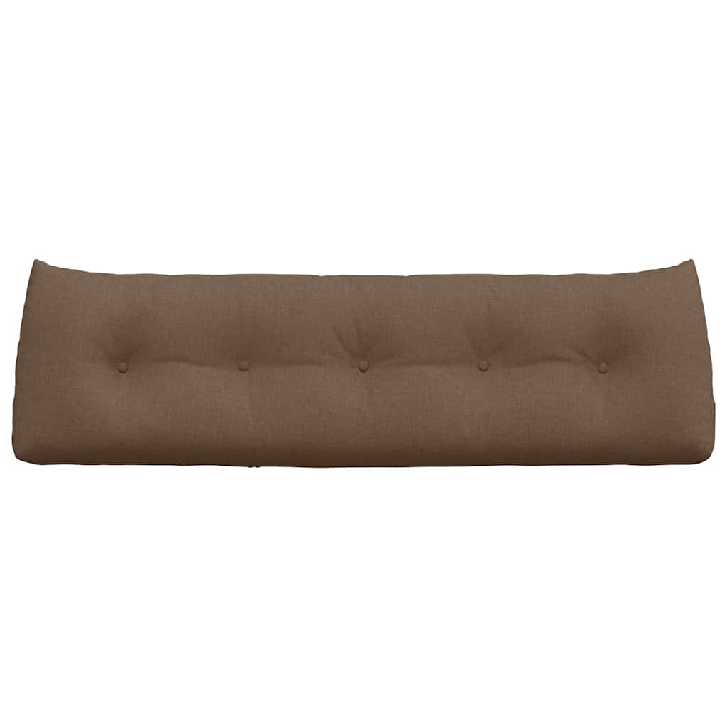Μαξιλάρι Πλάτης Καφέ 160 x 24 x 50 εκ ύφασμα - Pakobazaar