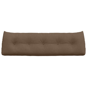Μαξιλάρι Πλάτης Καφέ 160 x 24 x 50 εκ ύφασμα - Pakobazaar