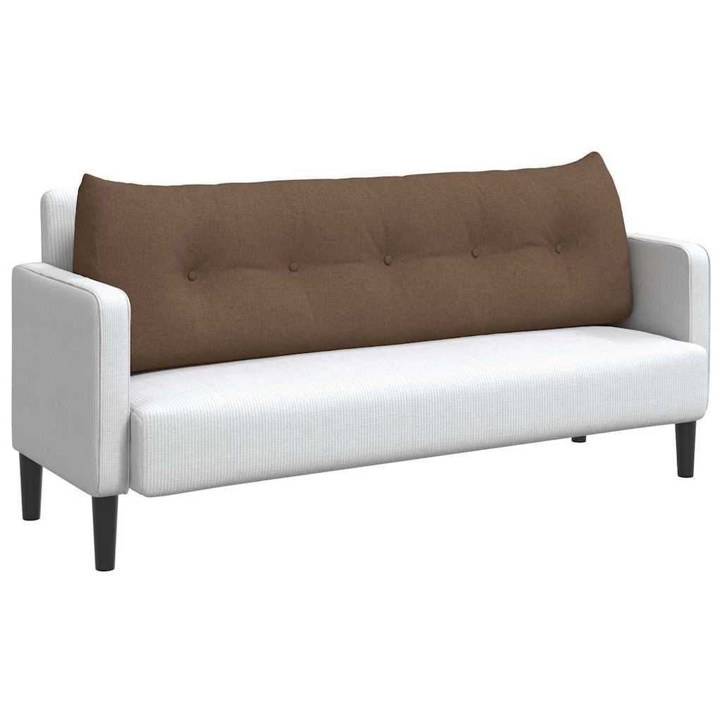 Μαξιλάρι Πλάτης Καφέ 160 x 24 x 50 εκ ύφασμα - Pakobazaar