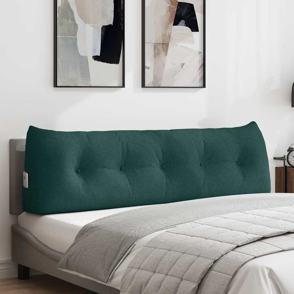 Μαξιλάρι Πλάτης Σκούρο Πράσινο 160 x 24 x 50 εκ ύφασμα - Pakobazaar