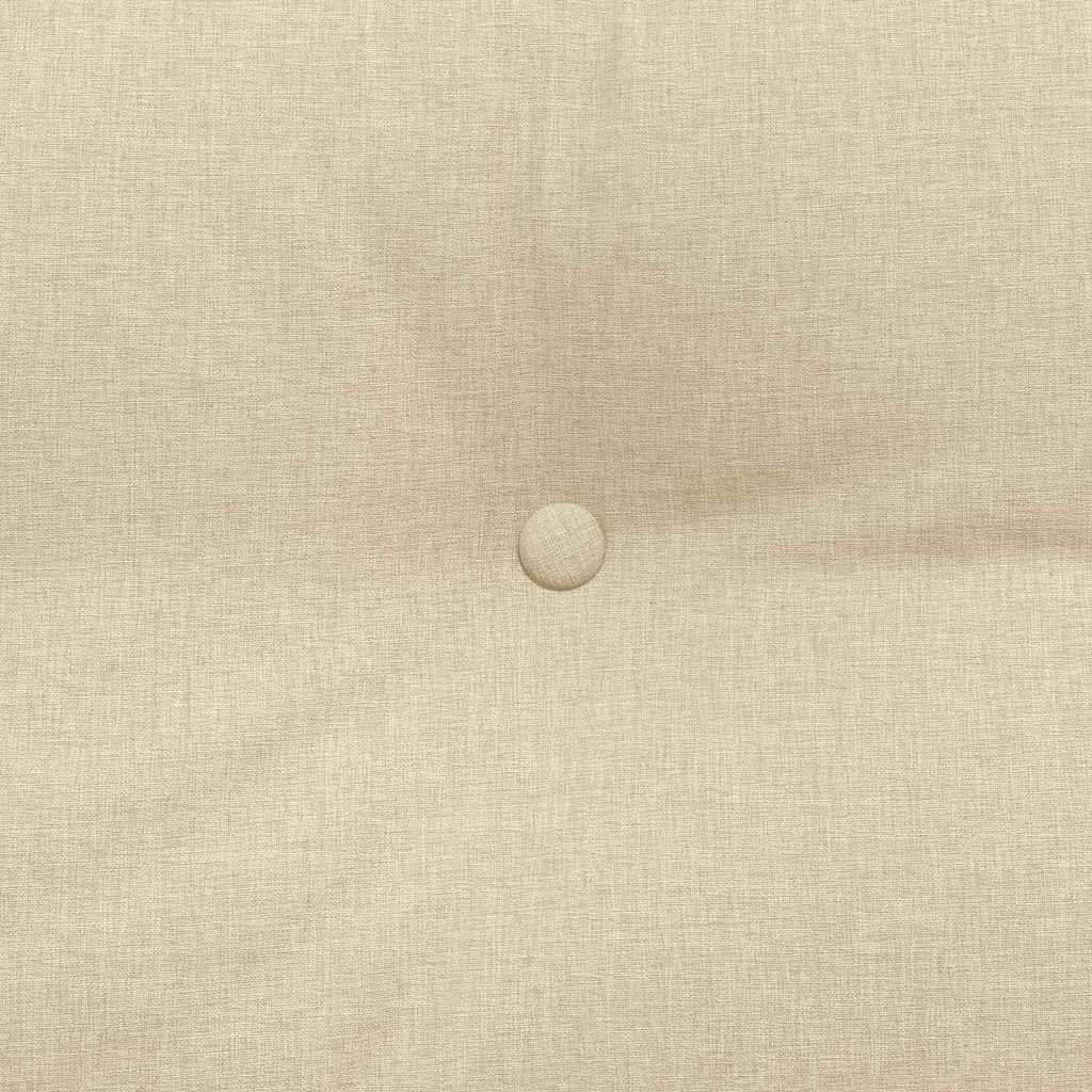 Μαξιλάρι Πλάτης Κρεμ 160 x 24 x 50 εκ ύφασμα - Pakobazaar