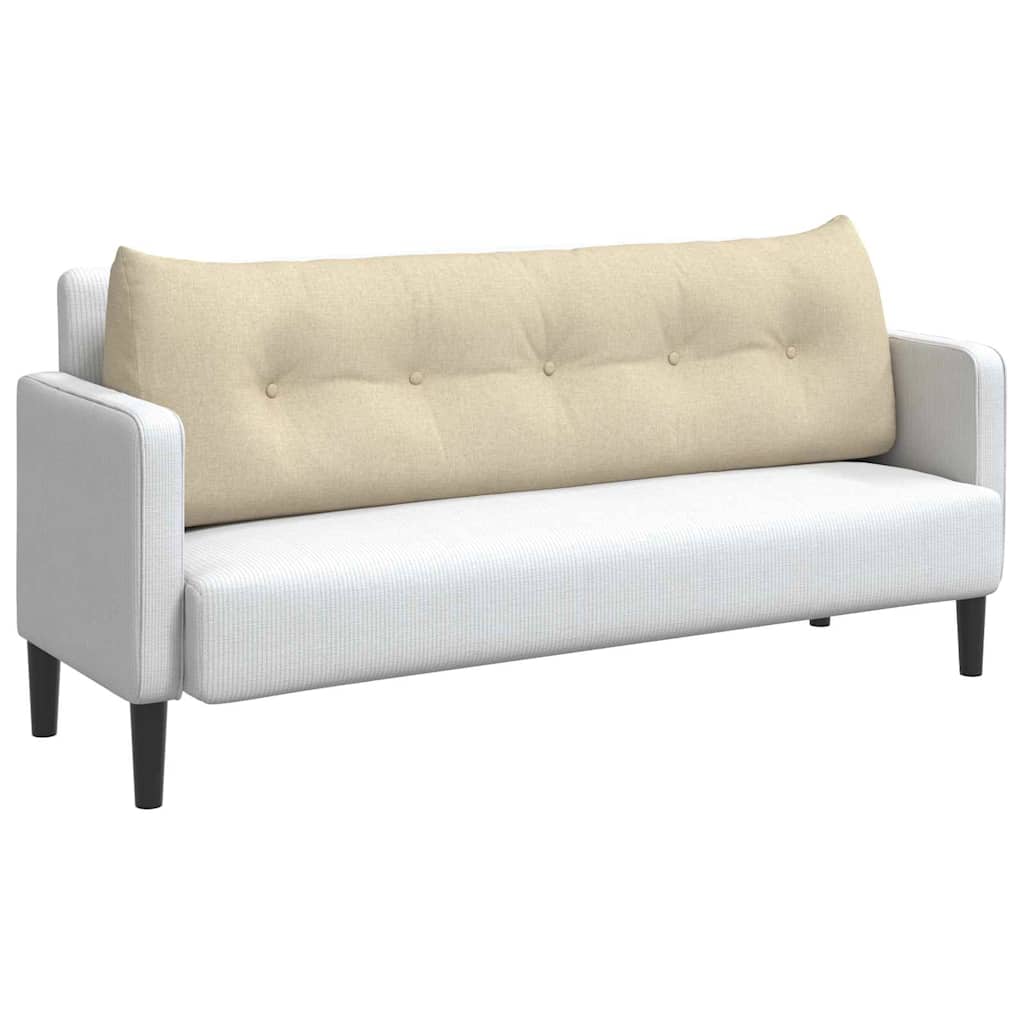 Μαξιλάρι Πλάτης Κρεμ 160 x 24 x 50 εκ ύφασμα - Pakobazaar