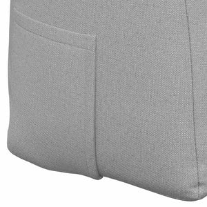 Μαξιλάρι Πλάτης Σκίουρος Γκρί 160 x 24 x 50 εκ ύφασμα - Pakobazaar