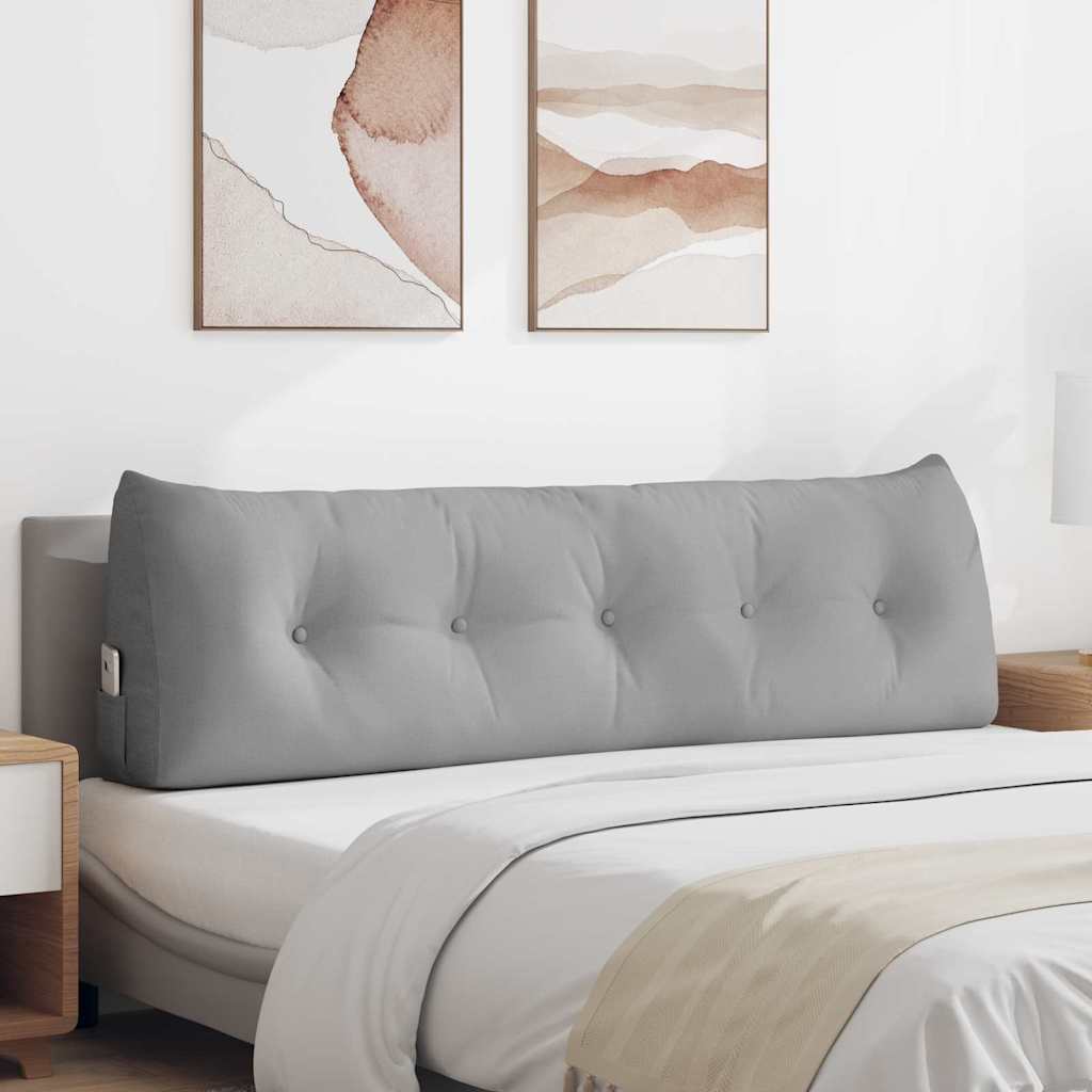 Μαξιλάρι Πλάτης Σκίουρος Γκρί 160 x 24 x 50 εκ ύφασμα - Pakobazaar