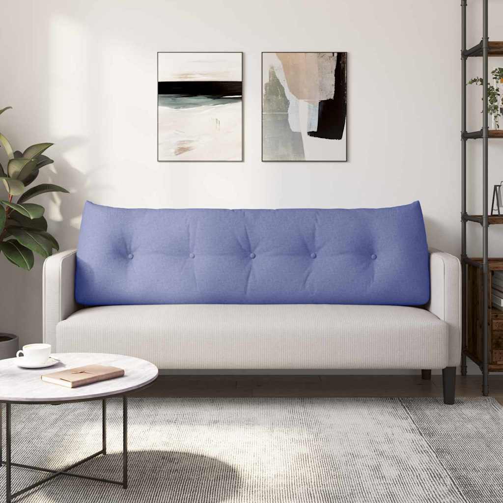 Μαξιλάρι Πλάτης Μπλε τζην 160 x 24 x 50 εκ ύφασμα