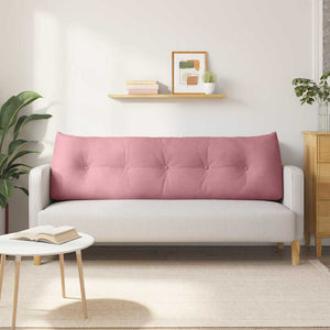 Μαξιλάρι Πλάτης Ροζ 160 x 24 x 50 εκ Βελούδο - Pakobazaar