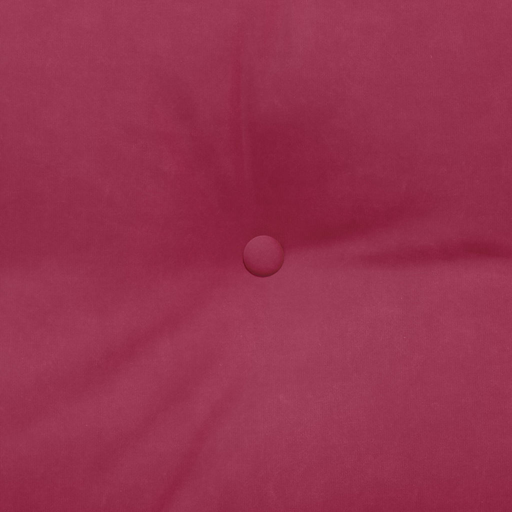 Μαξιλάρι Πλάτης Κόκκινο 160 x 24 x 50 εκ Βελούδο