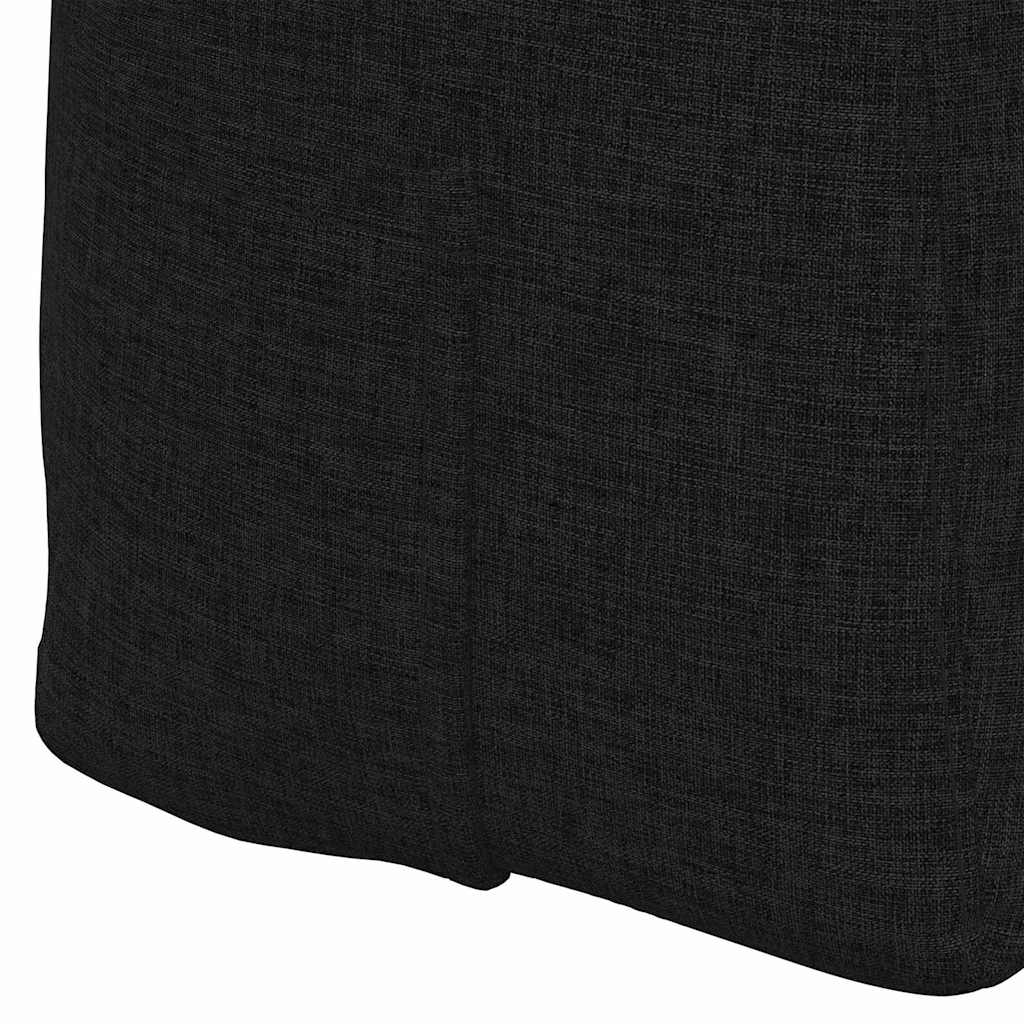 Μαξιλάρι Πλάτης Μαύρο 180 x 24 x 50 εκ ύφασμα - Pakobazaar