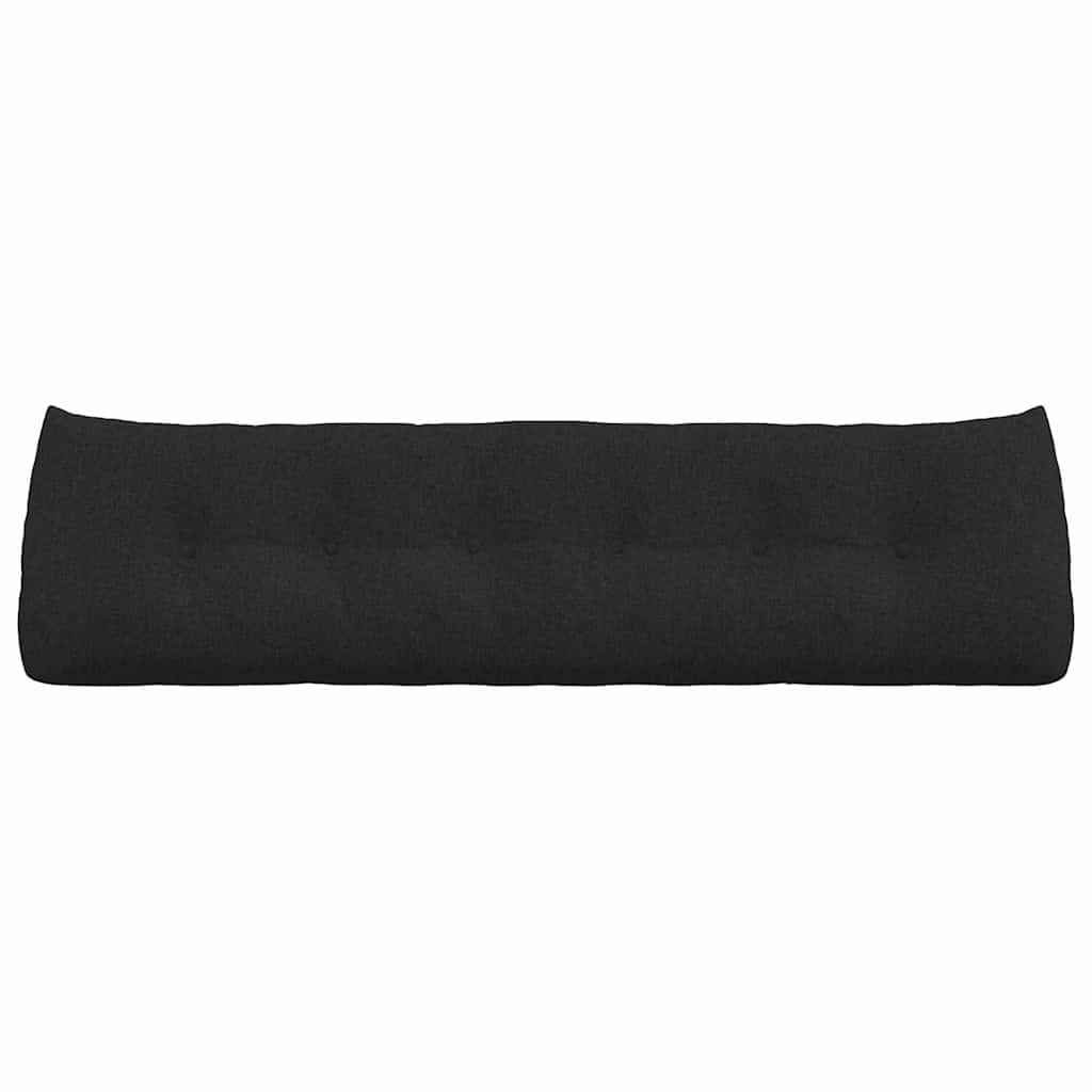 Μαξιλάρι Πλάτης Μαύρο 180 x 24 x 50 εκ ύφασμα - Pakobazaar