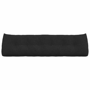 Μαξιλάρι Πλάτης Μαύρο 180 x 24 x 50 εκ ύφασμα - Pakobazaar