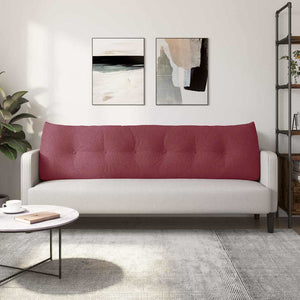 Μαξιλάρι Πλάτης Κόκκινο 180 x 24 x 50 εκ ύφασμα