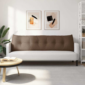 Μαξιλάρι Πλάτης Καφέ 180 x 24 x 50 εκ ύφασμα - Pakobazaar