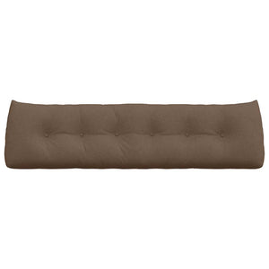 Μαξιλάρι Πλάτης Καφέ 180 x 24 x 50 εκ ύφασμα - Pakobazaar